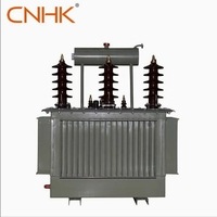 Transformateur de distribution toroïdal immergé dans l'huile à trois bobines en aluminium 1000 kVA 2500 kVA 11 kV 33 kV 38,5 kV pour l'énergie électrique