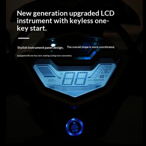 Nouvelle Moto Électrique à Pédales pour Adultes Now Geek 72V Haute Vitesse Haute Puissance 60V X Wolf Warriors 55 Vitesse Maximale 150 Charge - Product Image 3