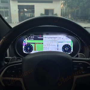12.3 inch xe kỹ thuật số đo đường màn hình Carplay cho Jeep Grand Cherokee 2013-2018 LCD cụ bảng điều chỉnh tốc độ mét ảo buồng lái - Product Image 1