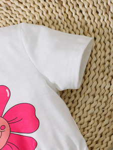 Jeans de Verano con Estampado Floral para Mujer, Nuevos, Holgados, Versátiles, en Azul Claro - Product Image 4