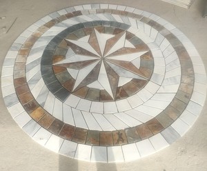 Bên ngoài lớn sàn đá mô hình tùy chỉnh <span class=keywords><strong>Slate</strong></span> <span class=keywords><strong>Mosaic</strong></span> huy chương - Product Image 3