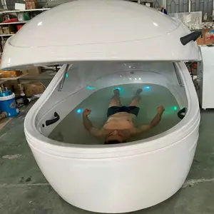 big natural oxygen therapy chamber athletes sport recovery benefits floating salt water body massage tank and spa capsule pod