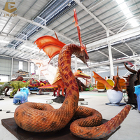 JAD-11 Serpent Monstre Modèle Animatronic Dinosaur Fabricant Mécanique Dragon Modèle