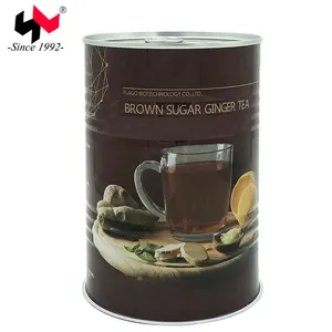 Customized 3-Piece Set of Food-Grade Metal Beverage and Milk Powder Containers with Easy Open Lid