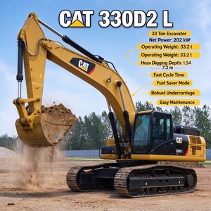 รถขุดมือสอง Cat 330D2L สภาพดี รถขุดไฮดรอลิก Caterpillar ขนาด 30 ตัน เครื่องเดิมจากเซี่ยงไฮ้ - Product Image 1