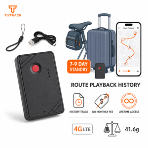 Tragbarer 7-9 Tage Akku GPS-Tracker mit Routenverlauf ohne Monatliche Gebühr, Lebenslanger Zugang, Fahrradtasche, Drahtloser Tracker - Product Image 1