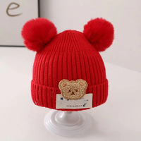Bonnet Bébé Hiver 2025 – Nouveauté Adorable avec Nœuds Tricotés pour Garçons et Filles – Chaud et Confortable pour Nourrissons et Tout-petits