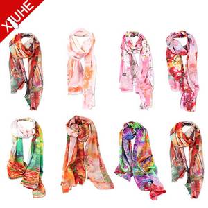 Chal cuadrado personalizado de diseño de marca para mujer, hiyab con cabeza de Malasia, bufandas personalizadas de satén de seda estampadas para mujer - Product Image 6