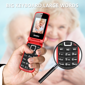 Usine de haute qualité débloqué Dual <span class=keywords><strong>SIM</strong></span> ,1.77 + 2.4 ''double affichage 4G téléphone mobile avec gros bouton SOS téléphone senior - Product Image 3