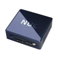 Mini ordinateur INYUDA Intel Nuc N100/N200 DDR4 Multi-écrans HD VGA WIFI Win 10 Linux Mini PC de bureau pour la maison et le bureau PC de jeu