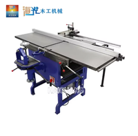 Machine à bois multifonctionnelle HAIGUANG avec tête de coupe droite 3kW 5270RPM 220V/380V Table coulissante
