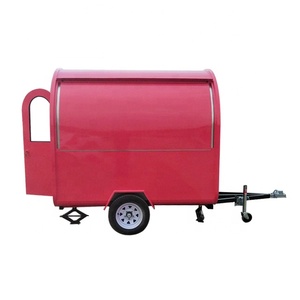 Chariot de restauration mobile pour hot-dogs, crèmes glacées et crêpes, prix de gros usine, à vendre - Product Image 3