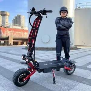 2023 Most Popular Design S8 13 inch 72V 8000W dual motor powerful e scooters fat tire foldable adult electric scooter
