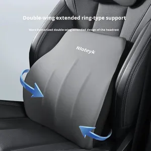 Nouveau 2026 – <span class=keywords><strong>Coussin</strong></span> <span class=keywords><strong>de</strong></span> soutien <span class=keywords><strong>lombaire</strong></span> pour siège <span class=keywords><strong>de</strong></span> voiture, personnalisable en usine, pour dossier <span class=keywords><strong>de</strong></span> siège <span class=keywords><strong>de</strong></span> conduite – Oreiller en mousse à mémoire <span class=keywords><strong>de</strong></span> forme ajustable - Product Image 2
