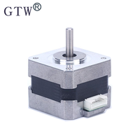 Moteur pas à pas hybride GTW Nema17 42mm DC24V 2 phases Modèle 17HS1011-20 Fonction de contrôle Certifié RoHS CE ISO Couple de 0,1 Nm