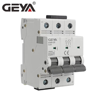 Disjoncteur miniature DC GEYA GYM9 125A, 1/2P/4P, montage sur rail DIN, pour système d'alimentation photovoltaïque