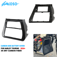 AKOSO 3K Spoilers avant en fibre de carbone véritable, protection du radiateur pour Harley Davidson Road Glide 2024+ Street Glide 2024+