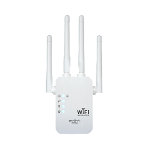 Routeur Répéteur <span class=keywords><strong>WiFi</strong></span> 5G Double Bande 1200 Mbps avec 4 Antennes à Gain Élevé Certifié CE/FCC Longue Portée (Couverture 100-120 m²) pour Petits Espaces - Product Image 4