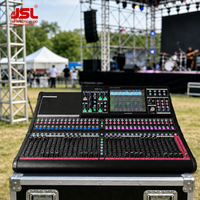 Console de mixage audio numérique professionnelle 38 canaux, basée sur Linux, en métal, modèle PM-32