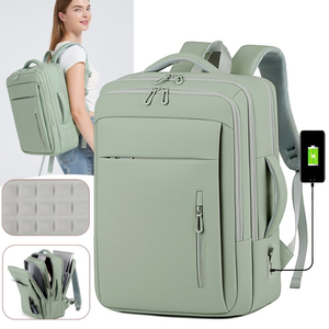 Высококачественный женский модный рюкзак из ПУ с несколькими карманами, водонепроницаемый, с USB-портом, для повседневного использования и отдыха, в стиле макарон, разноцветный - Product Image 1