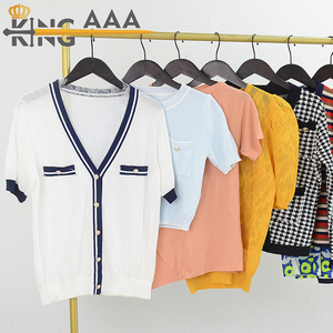 <span class=keywords><strong>Magasin</strong></span> de vêtements pull pour femmes marque vêtements d'été seconde <span class=keywords><strong>main</strong></span> femmes vêtements d'occasion pull corée - Product Image 4