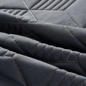 Protège-matelas imperméable matelassé en tricot uni de qualité supérieure, couvre-lit en polyester ajusté pour la maison - Product Image 2