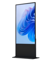 Écran numérique QLED 4K de 32, 43, 55 pouces, moniteur Android, kiosque publicitaire, lecteur de menu, 240 Hz, 300 cd/m², support au sol