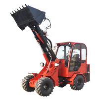 Chinesischer Hersteller Hoflader Diesel-Radlader Kleiner Gartenlader zum Verkauf