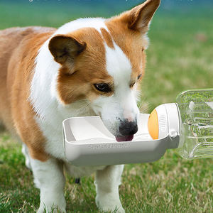 Bouteille d'eau portable pour animaux de compagnie, qualité alimentaire, 300 ml, récipient alimentaire, bol à boire extérieur, bouteille d'eau de voyage pour chiot et chien - Product Image 5