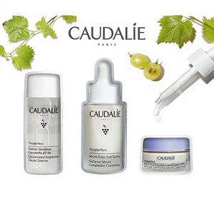 CAUDALIE ITALIA Srl 2021 Set de Cuidado Facial 12,3 Serum 30 ML Esencia 50 ML Crema de Noche Glycolin 15 ML Limpieza con Hamamelis - Product Image 1