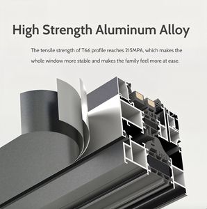 Fenêtres en aluminium à double vitrage, design moderne, pour maison et commerce, avec fonctions battante, <span class=keywords><strong>oscillo</strong></span>-battante et basculante, personnalisables - Product Image 2