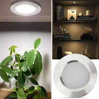 Luminaire LED encastré ultra-plat 12V 3W 14mm pour étagère domestique et cuisine, trou de 55mm