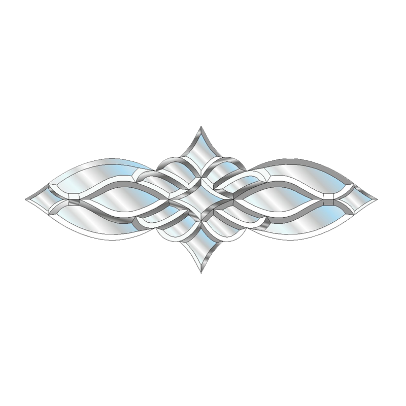 beveled glass clusters