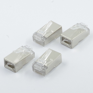 Vendita calda Cat6/Cat6A <span class=keywords><strong>RJ45</strong></span> spina Keystone accoppiatore cristallo testa passante connettore - Product Image 6