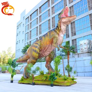 Acquista il robot dinosauro animatronic a grandezza naturale del parco a tema di divertimento per jurassic park
