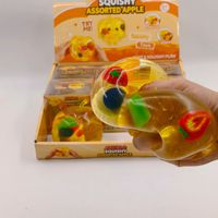 Vaseline Fruit Strip Vaseline Banane Vaseline Pommes Jouet anti-stress à récupération lente Jouet Squishy Cadeau de Noël Jouet sensoriel