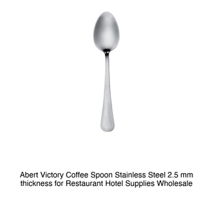 Abert Victory <b>Coffee</b> <b>Spoon</b> 18/10 Stainless Steel, 2.5 mm Thick - Product Image 2