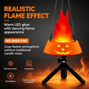 Lampe d'ambiance LED à effet de feu simulé pour événements, fêtes et spectacles - Product Image 4