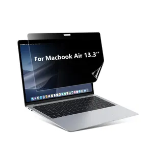 4 Way Full-Dekking Glare Anti Film Privacy Waterdichte Anti Spionage Film Laptop Anti Uv Privacy Protector Voor Macbook Air 13.3''