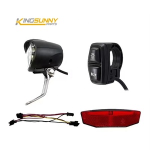 Xe đạp điện đèn pha đèn hậu chuyển đổi dây bộ phụ tùng Xe đạp điện phụ kiện e-bike phía trước phía sau ánh sáng đuôi ánh sáng - Product Image 6