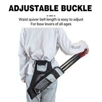 Sac de chasse pour arc recurve et flèches SPG Arrow Quiver, 3 tubes, poche de ceinture en plastique personnalisée, porte-flèches portable pour la hanche