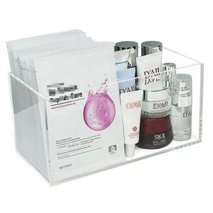 Organisateur de maquillage et de bijoux en acrylique transparent écologique en gros, 2 pièces, avec montage facile - Product Image 2