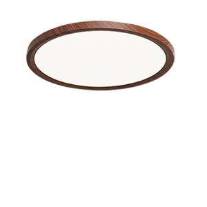 Lámpara de <span class=keywords><strong>techo</strong></span> ultrafina para dormitorio, estilo wabi-sabi, color madera de nogal simple, para habitación, balcón nórdico, pasillo, estudio, Zhongshan - Product Image 4