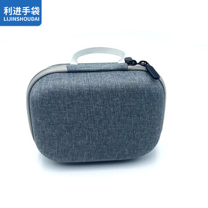 Étui pour écouteurs Lijinshoudai EVA gris, sac de rangement numérique portable pour emballage de casque - Product Image 4