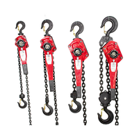 Palans à chaîne manuels VT, palan de levage robuste et portable avec chaîne G80 pour travaux de construction