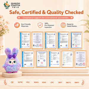 Peluche Lapin IA Prête à l'Expédition avec Capteur Tactile, Plus de 50 Langues, Contes, Chansons, Compagnon Émotionnel, WiFi, Cadeau, Vente en Gros - Product Image 5