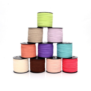 Cuerda de gamuza coreana de 2.7mm, cuerda textil para bricolaje, accesorios para tejer collares y pulseras, material de joyería al por mayor, multiusos - Product Image 2
