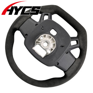 Volante Deportivo de Gamuza con Base Plana para Land Rover Range Rover Defender Evoque, Accesorio Interior para Automóvil - Product Image 3