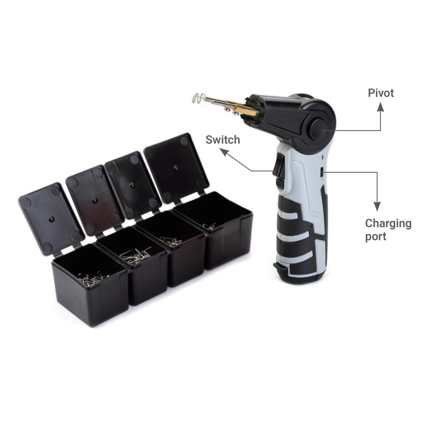 Wooden Handheld Repairing Chinese Tool Kits Box Diy Handy Names Mechanic Plastic Repairing Tools with Pivoting Head · image 1