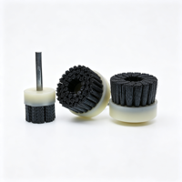 Brosse de débavurage robotisée CNC, brosse à disque en carbure de silicium, 3 surfaces de polissage, finition industrielle, roue abrasive, OEM DIY FUYI